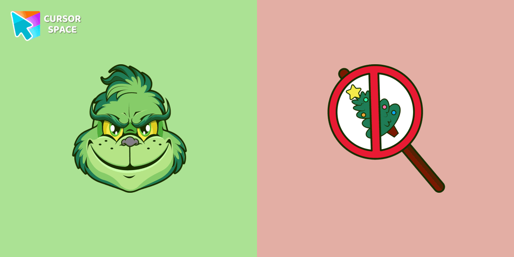 Angry Grinch cursor cursor pack